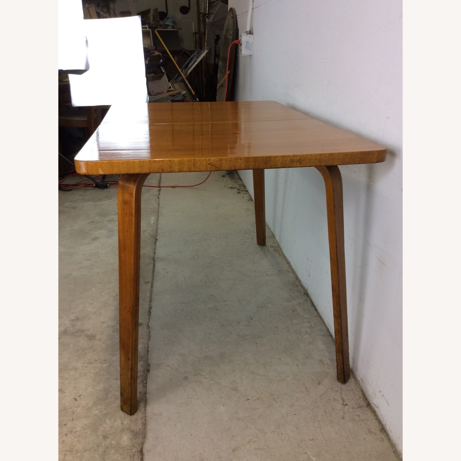 Mid Century Kitchen Table with Bentwood Legs - image-14