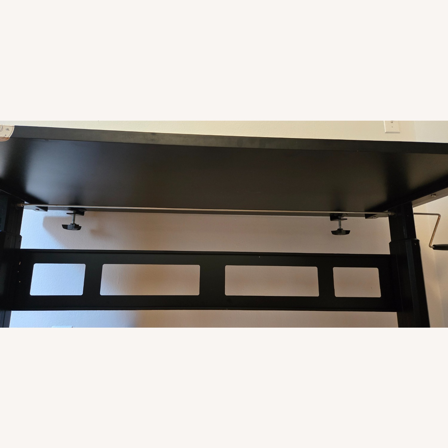 2-Tier Manual Crank Standing Desk - image-4