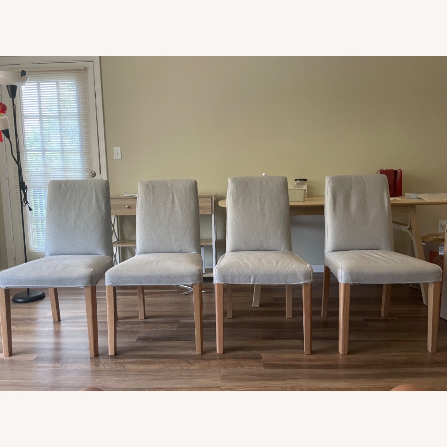 IKEA BERGMUND Chair Frame (Light Grey) - image-5