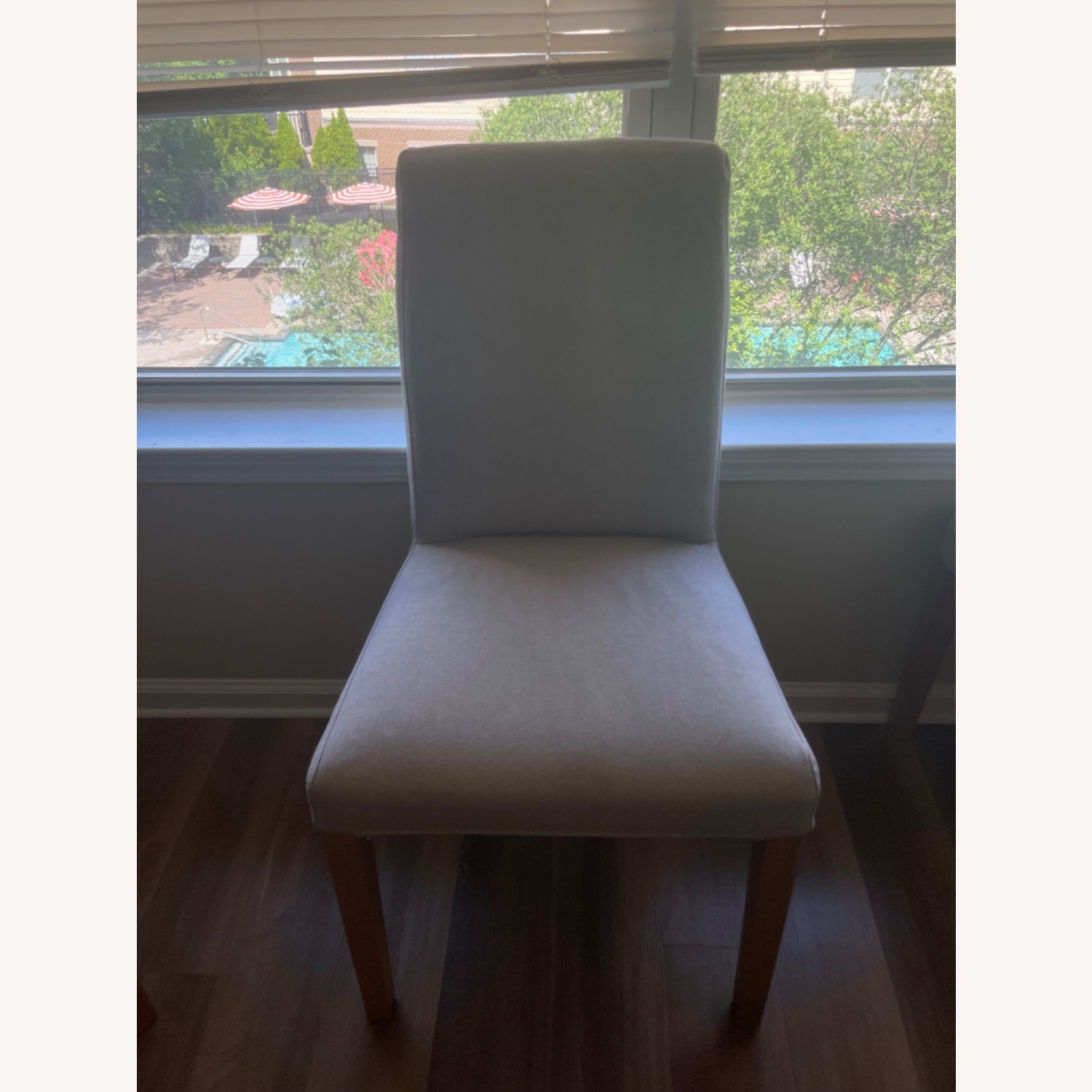 IKEA BERGMUND Chair Frame (Light Grey) - image-2