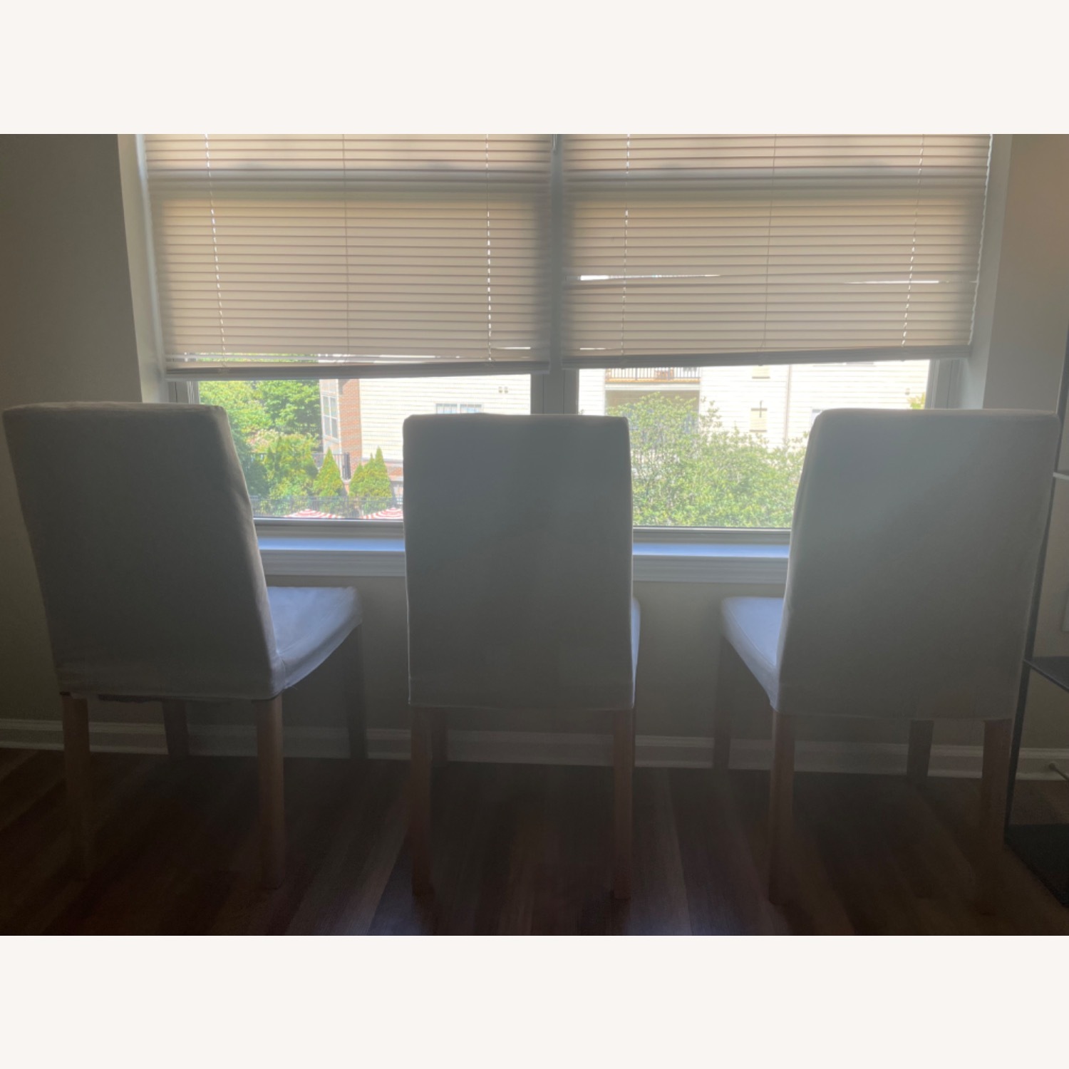 IKEA BERGMUND Chair Frame (Light Grey) - image-4