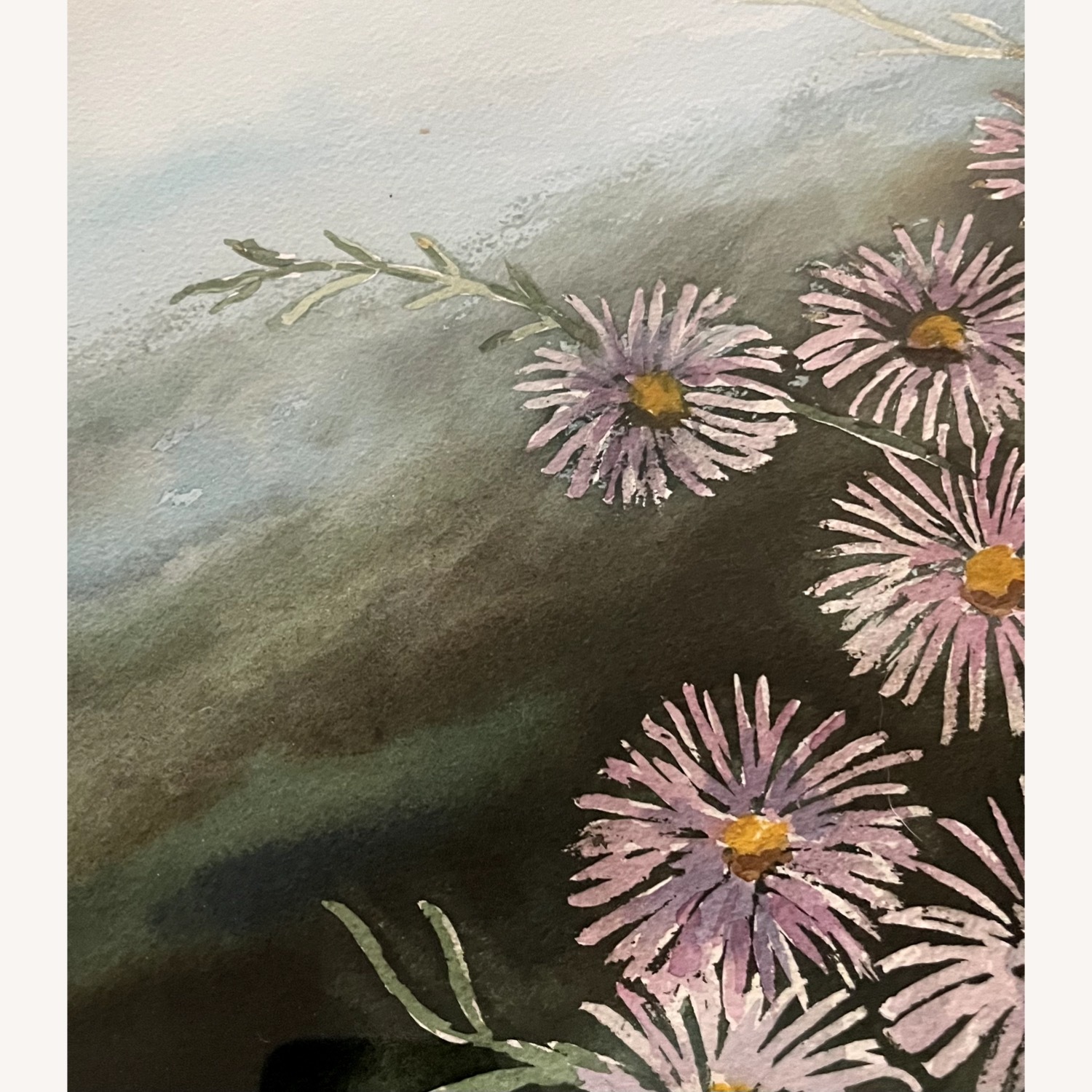 Signed Landscape Watercolor Painting Doris Borst - image-4