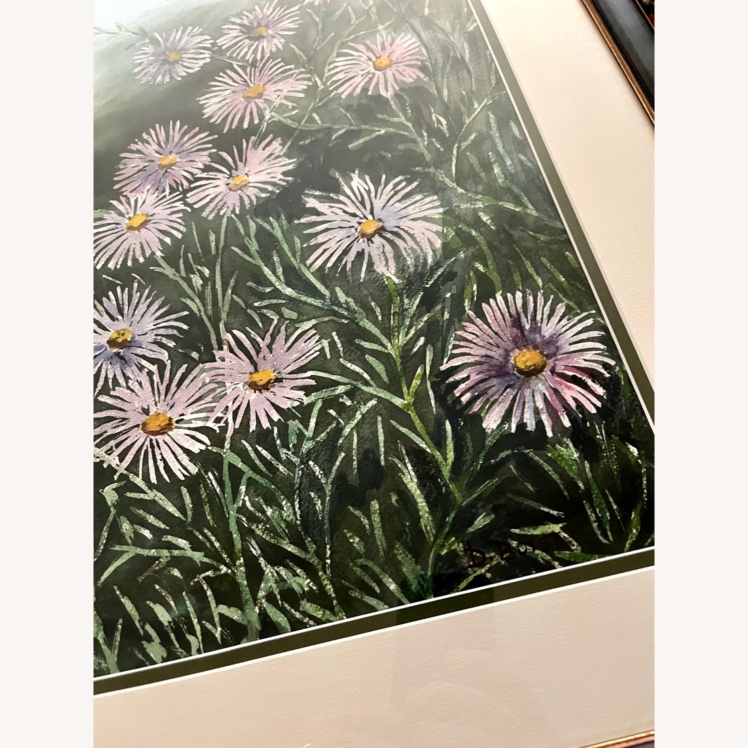 Signed Landscape Watercolor Painting Doris Borst - image-2