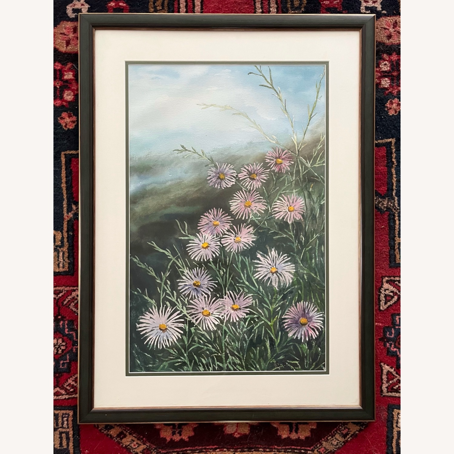 Signed Landscape Watercolor Painting Doris Borst - image-6