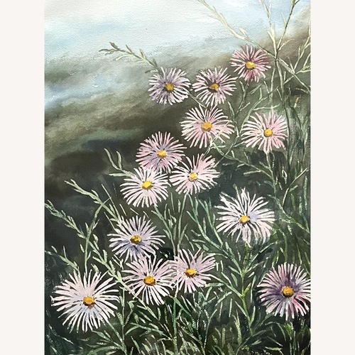 Used Signed Landscape Watercolor Painting Doris Borst for sale on AptDeco