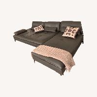 Elegant Roche Bobois Leather Sofa