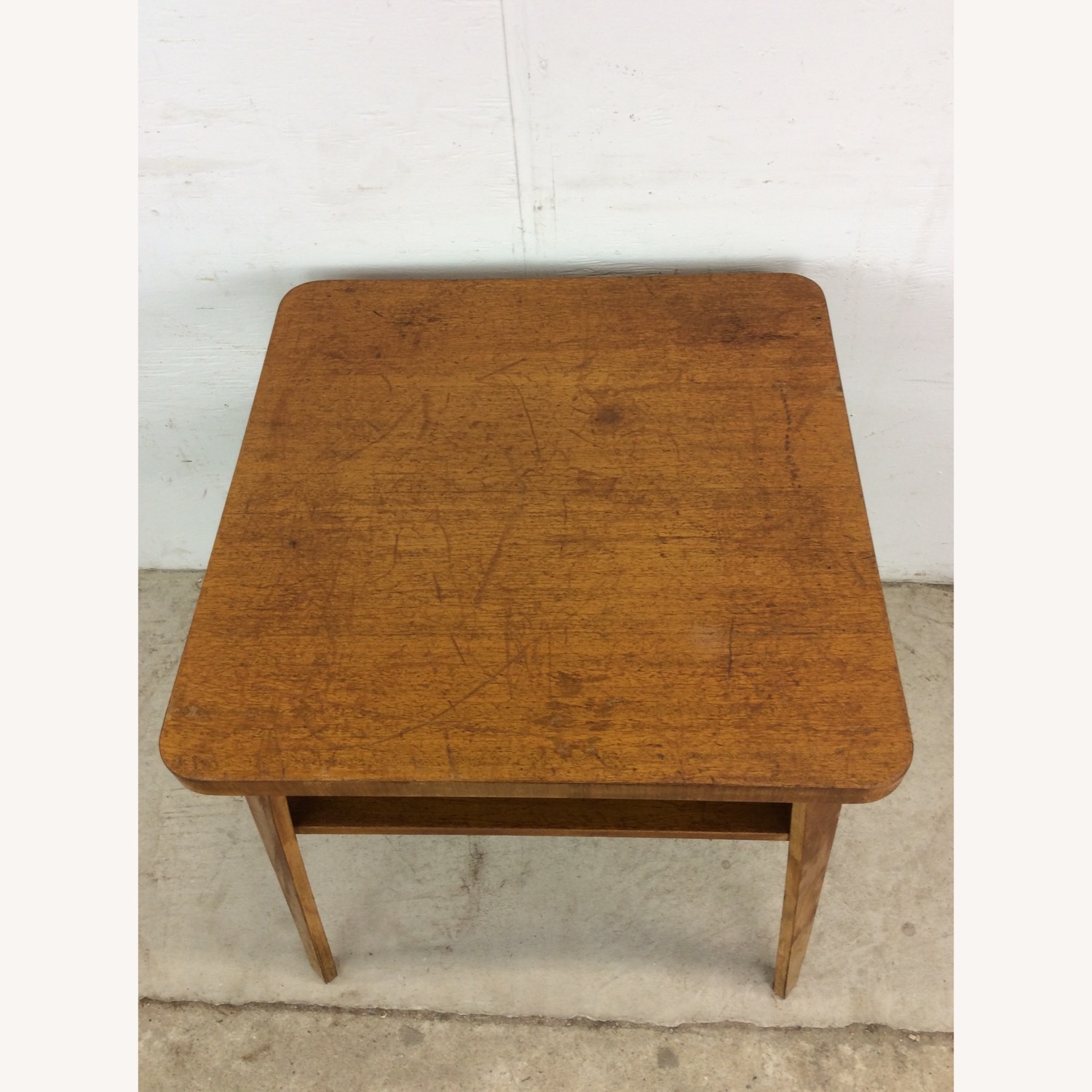 Mid Century 2 Tier End Table - image-4