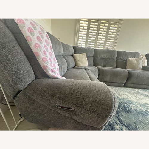 Used Living Spaces Sectional Recycling Sofa for sale on AptDeco