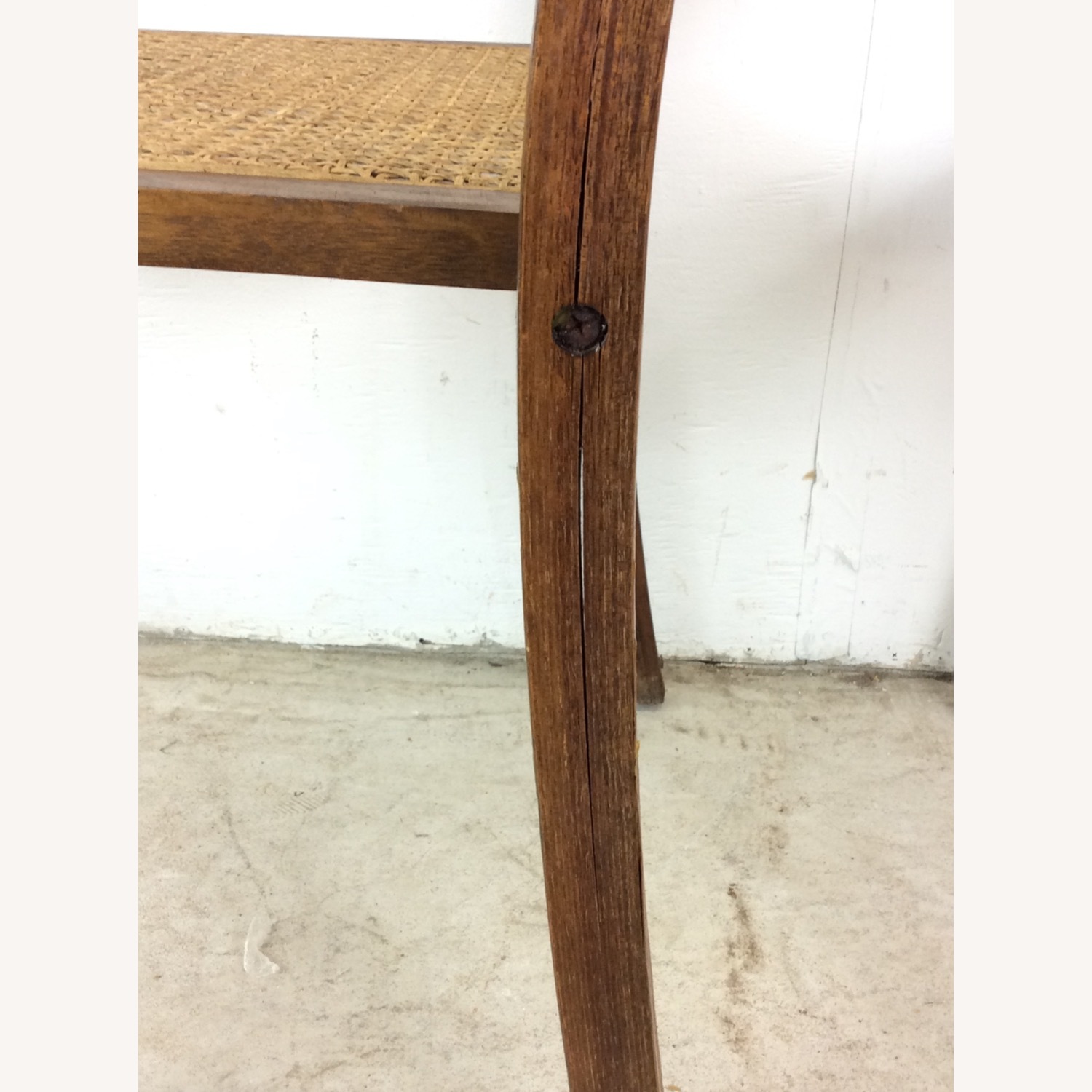 Pair Mid Century Bentwood Chairs with Caned Seat - image-22