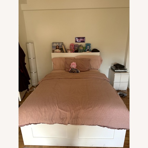 Used IKEA BRIMNES Full Storage Bed for sale on AptDeco