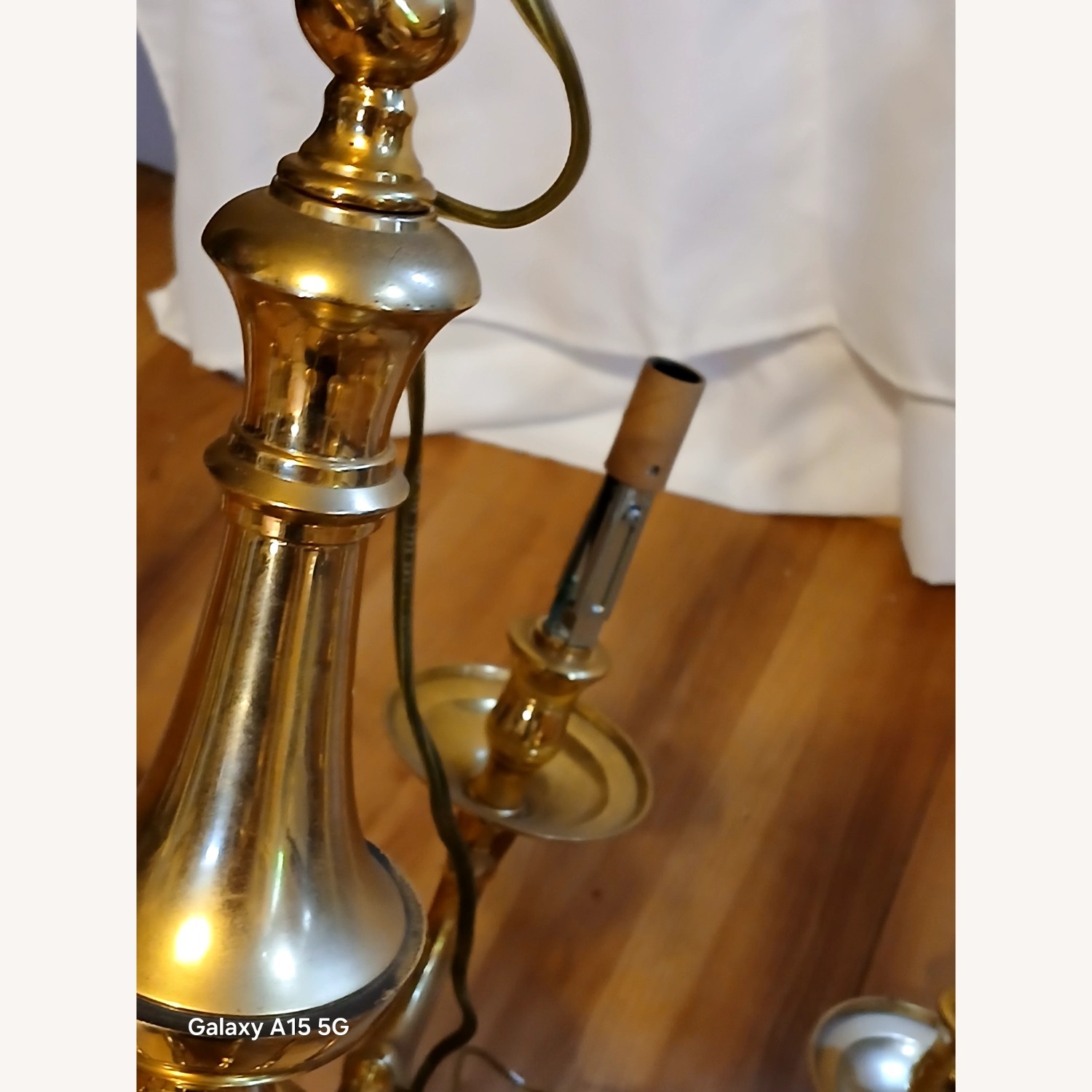 Brass Chandelier - image-4