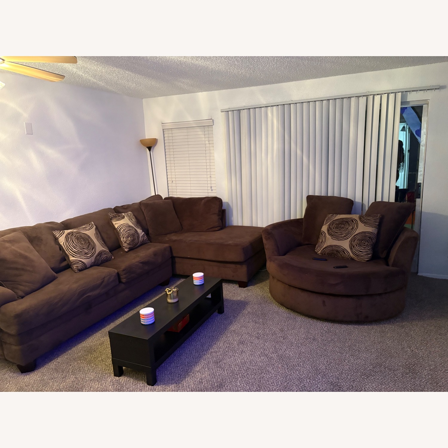 Groovy Chocolate Sectional - image-2