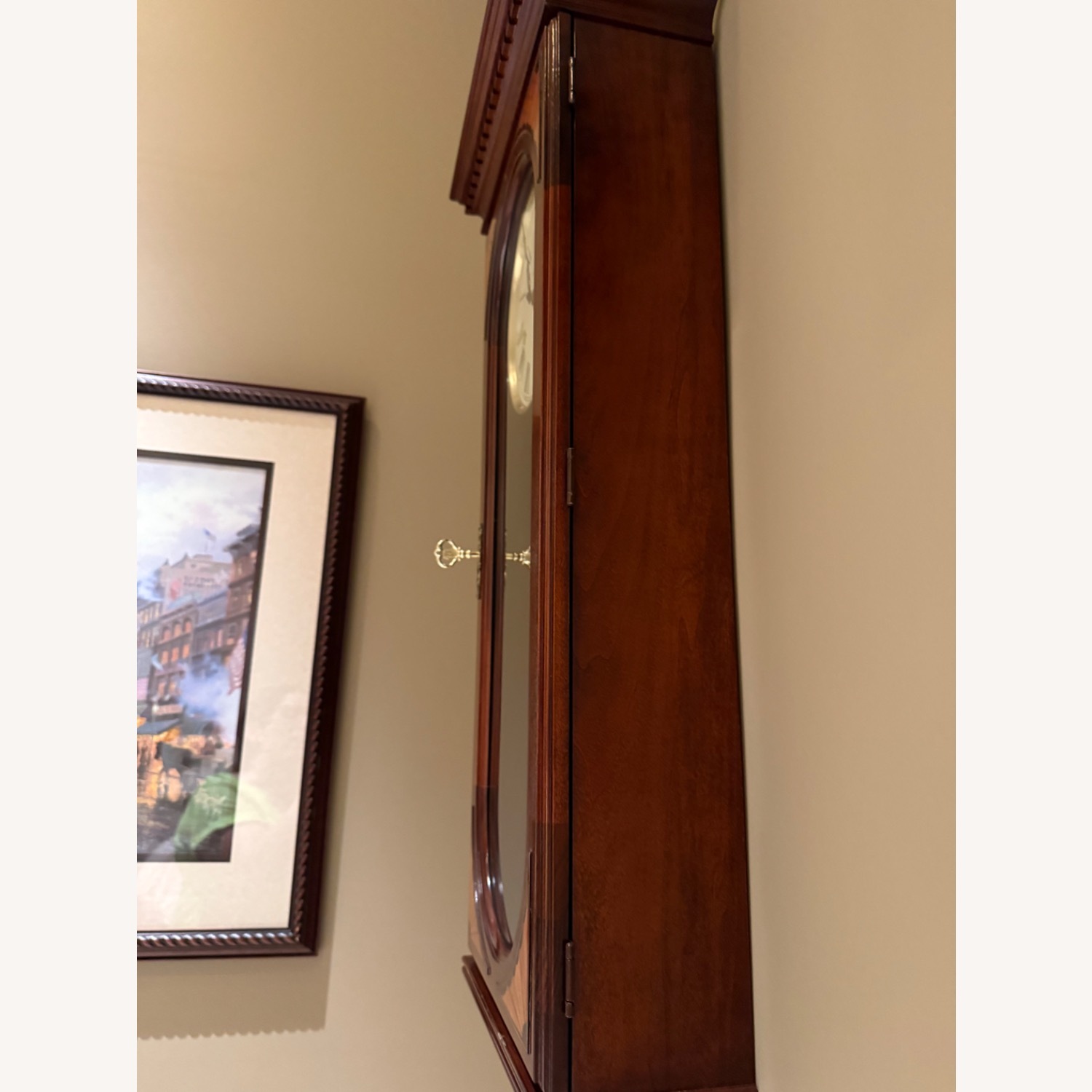 Howard Miller Clock W Mechanical, Key-Wound Chimes - image-2