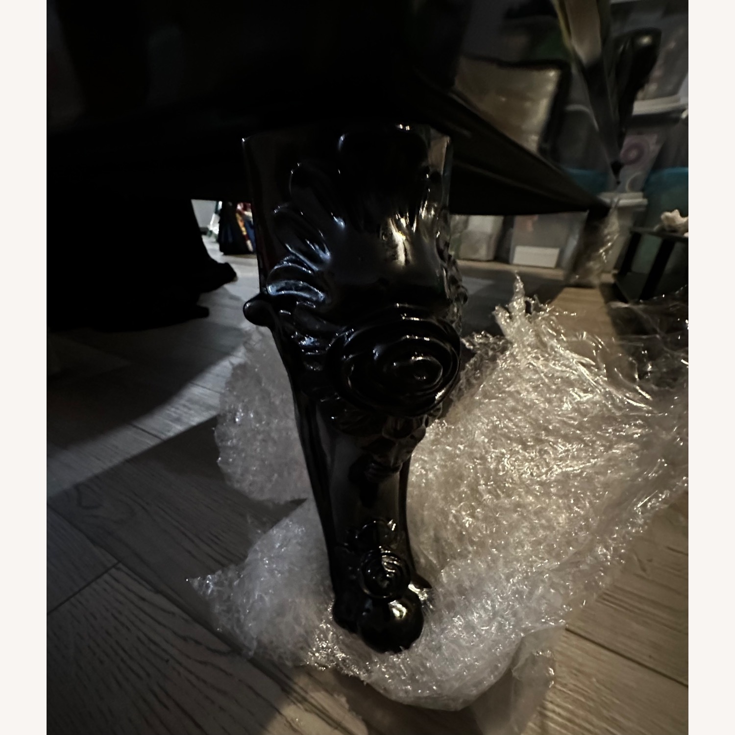 Black Gothic Coffin Couch - image-7