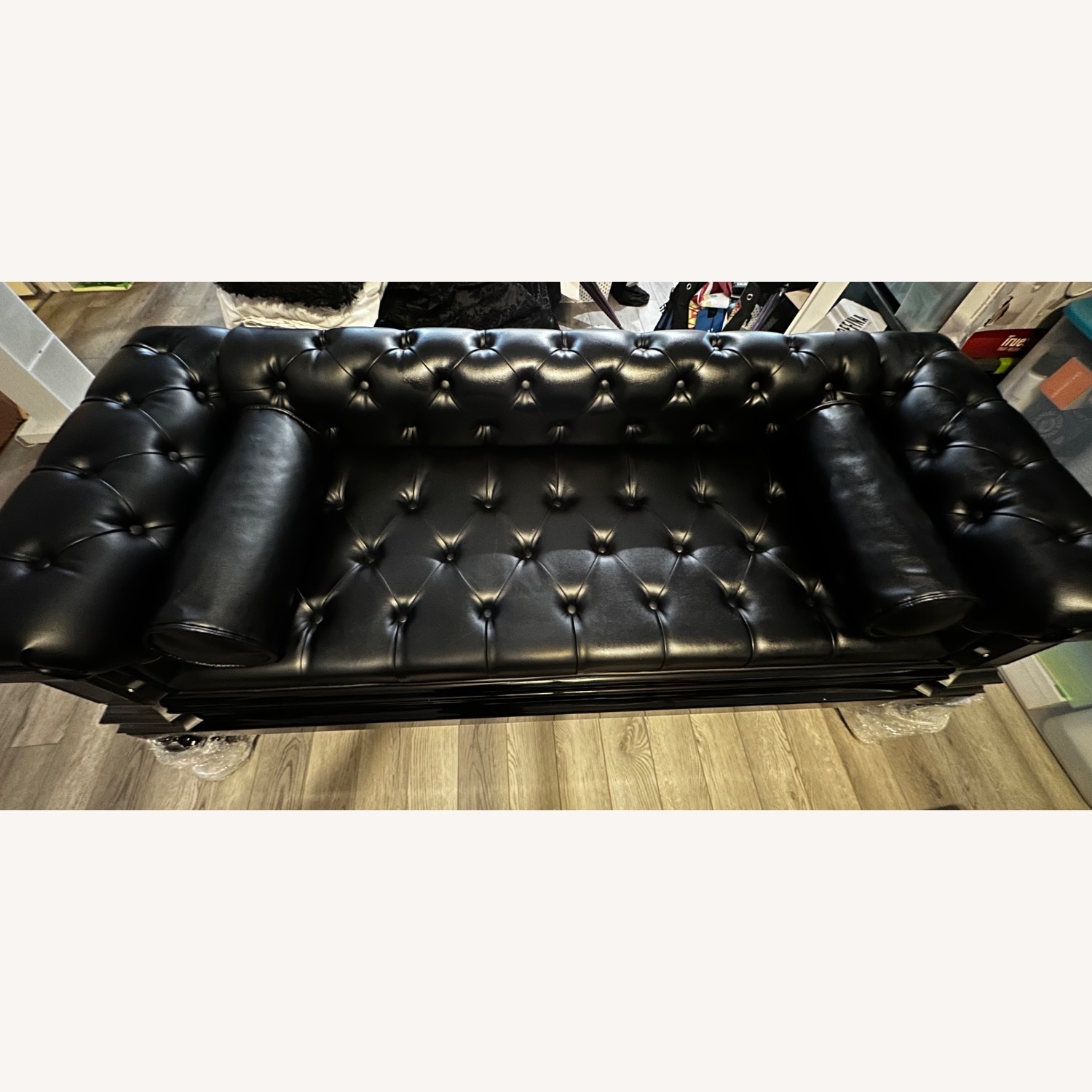 Black Gothic Coffin Couch - image-4