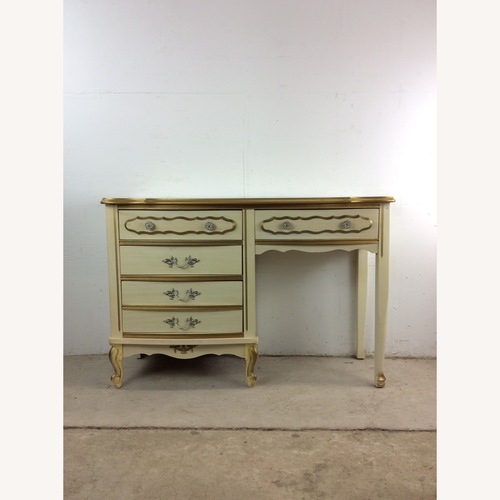 Used French Provincial Style Desk with 4 Drawers for sale on AptDeco