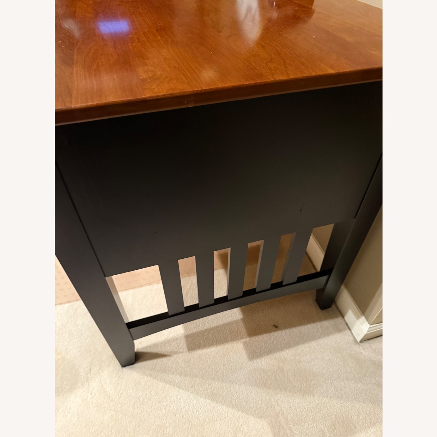 Ethan Allen Locking Cherry-wood Desk - image-2