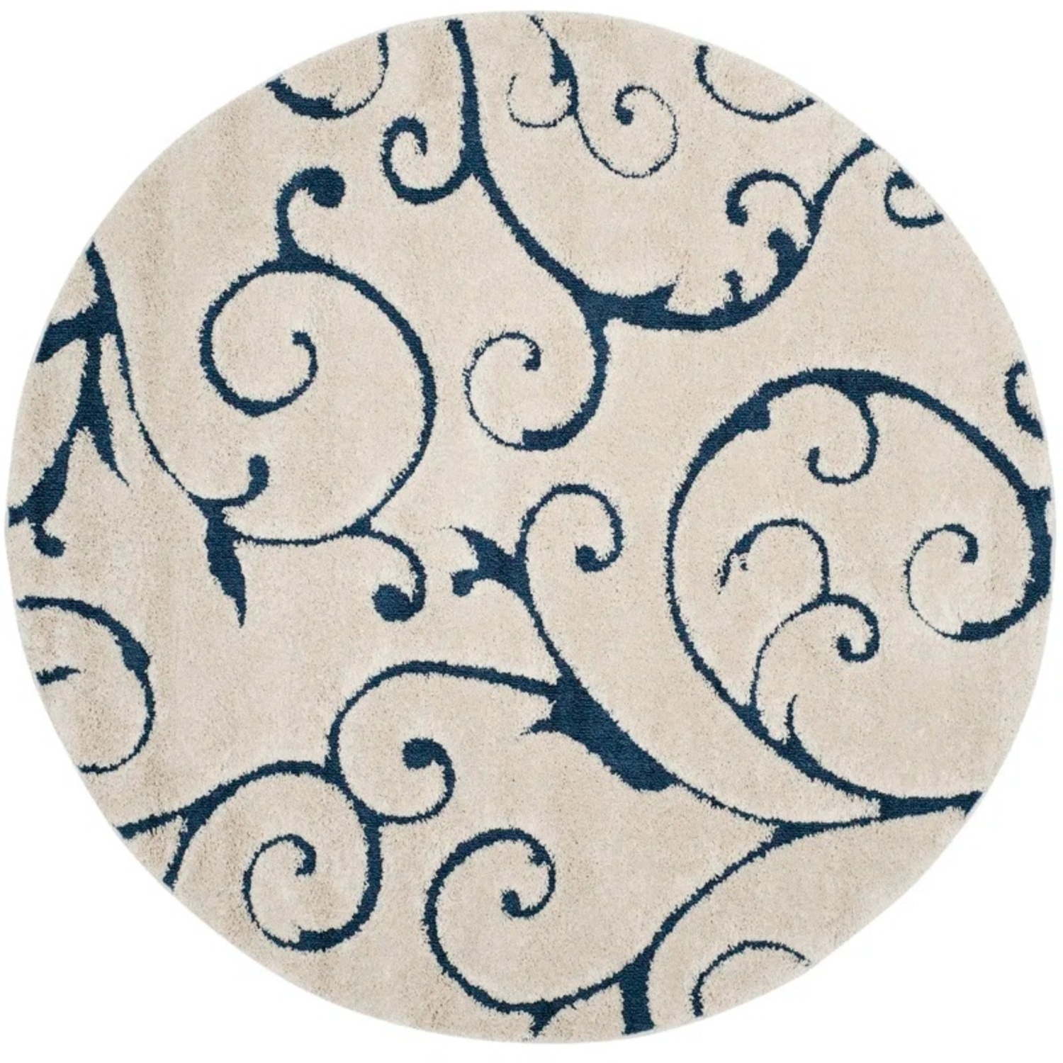 Buskey Shag Performance Round Rug - image-4