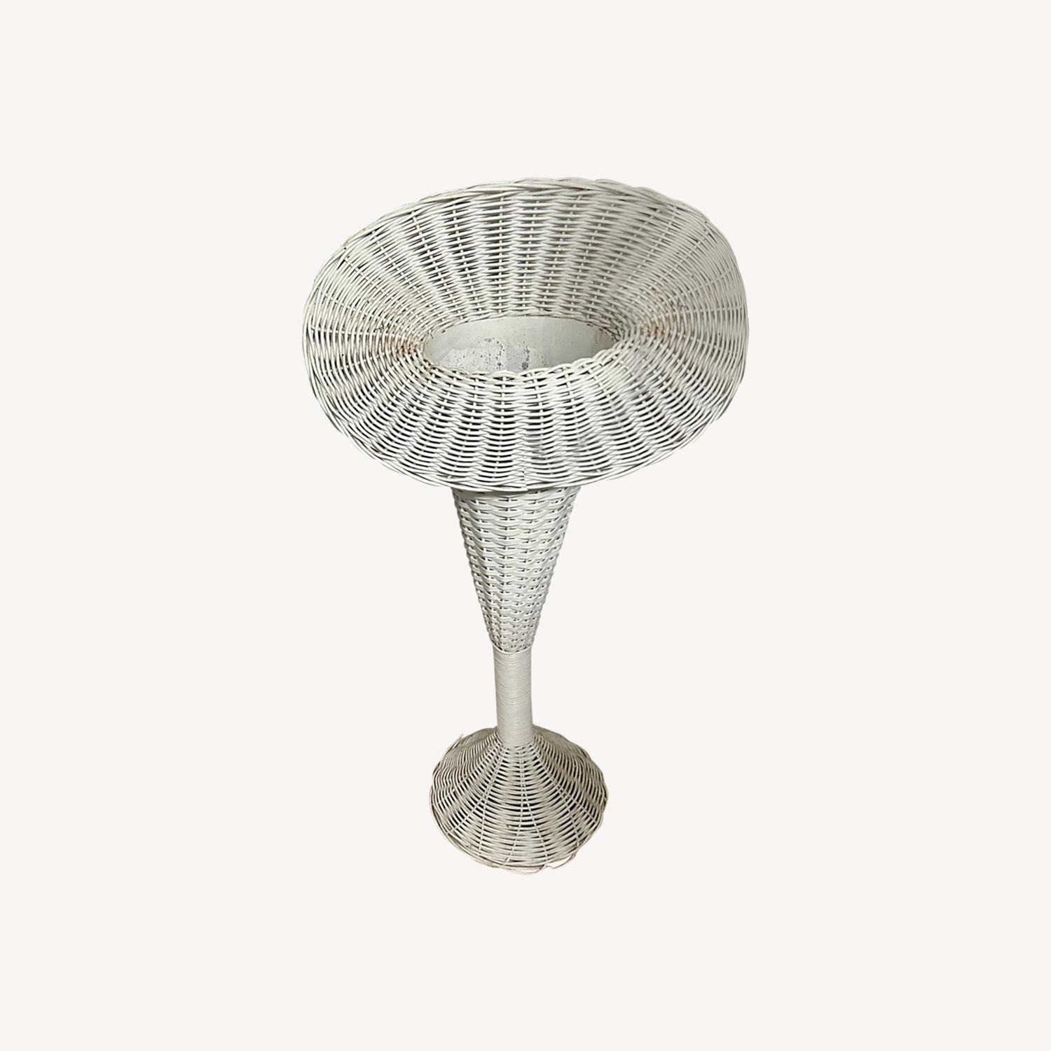 Pair of Vintage Mid Century Plant Stands - image-0