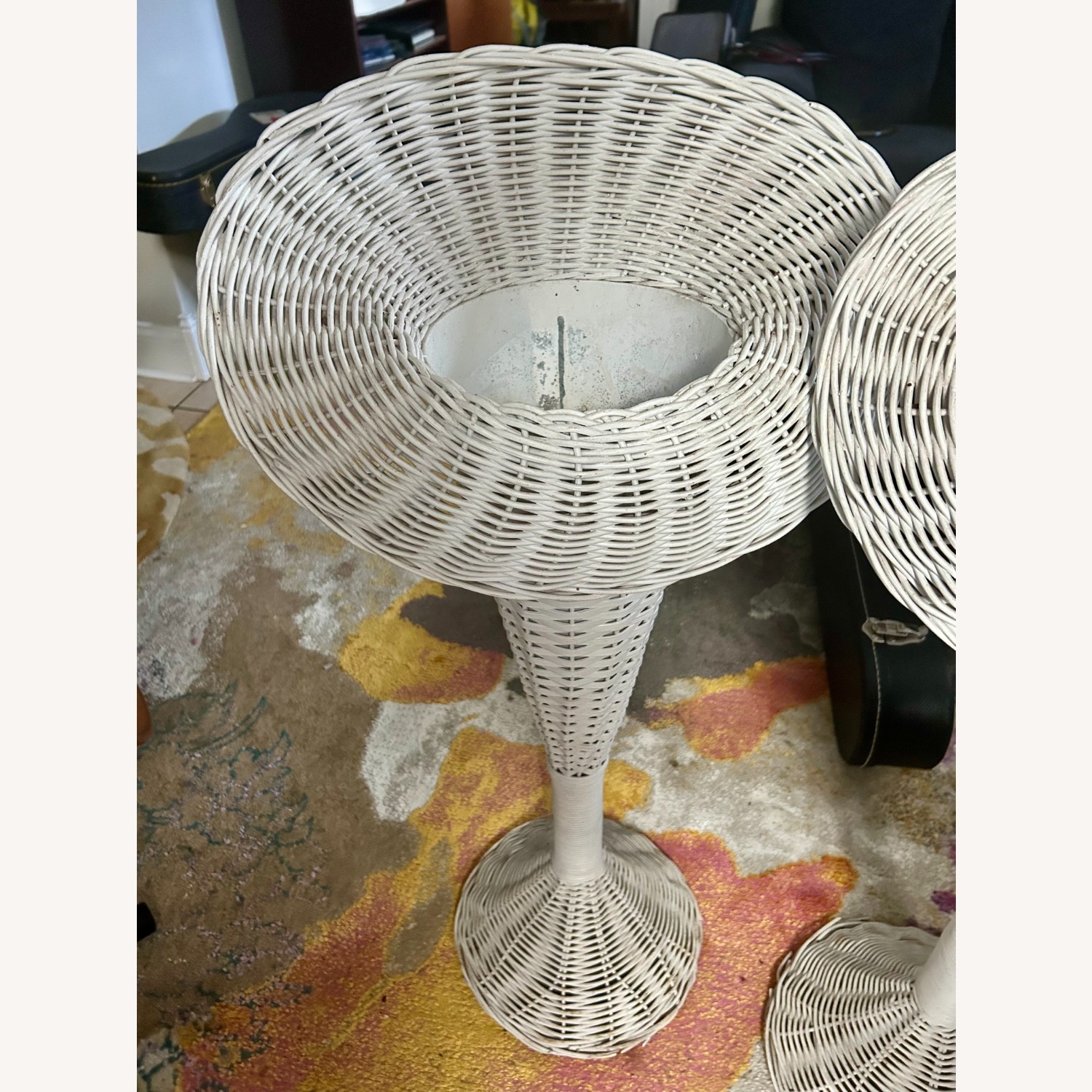 Pair of Vintage Mid Century Plant Stands - image-2