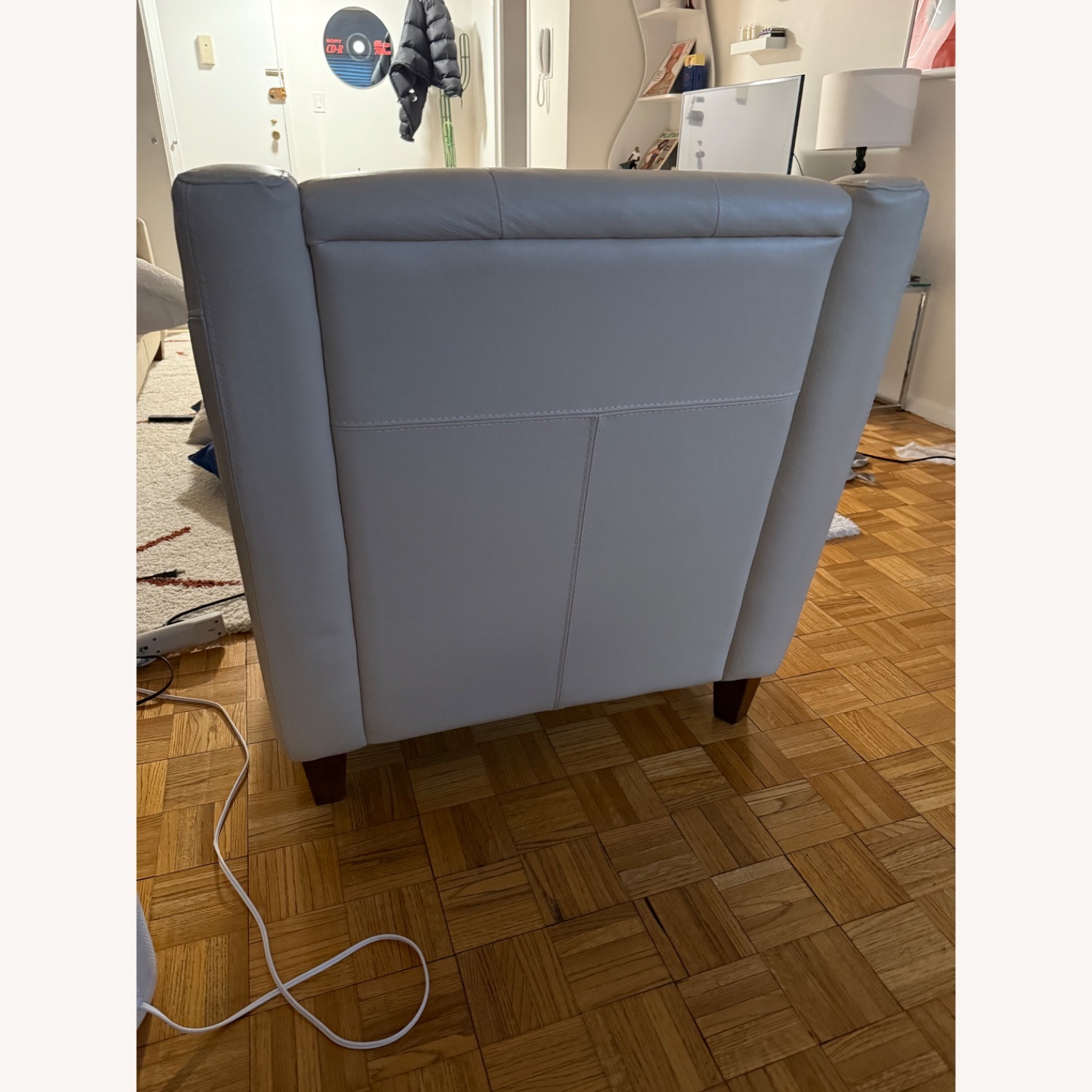 Macy's Chloe Leather Sofa - image-4