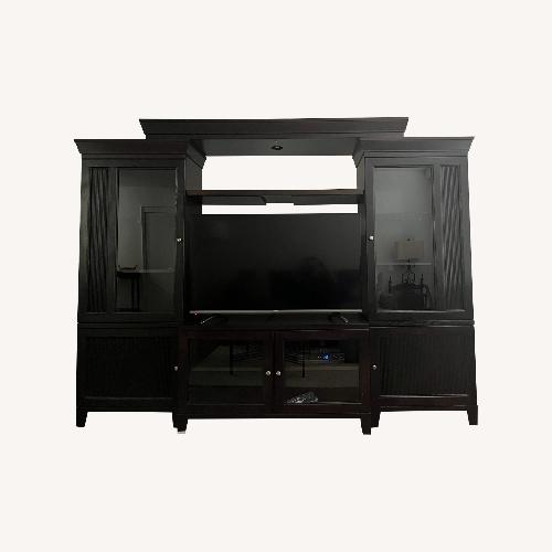Used Raymour & Flanigan Soho 5 Piece Entertainment Wall Unit for sale on AptDeco