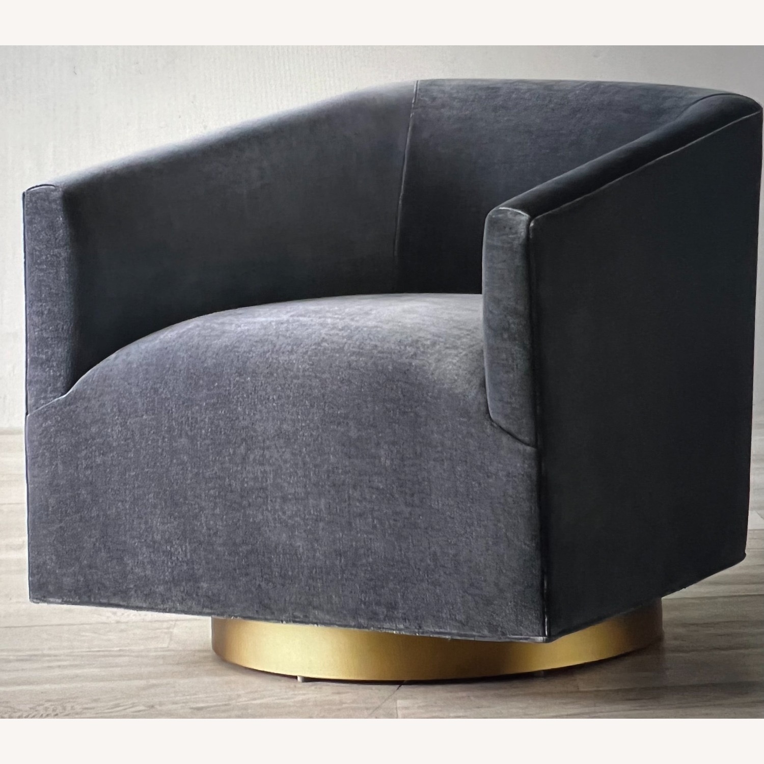 Restoration Hardware Swivel Chairs w Metal Base - image-10