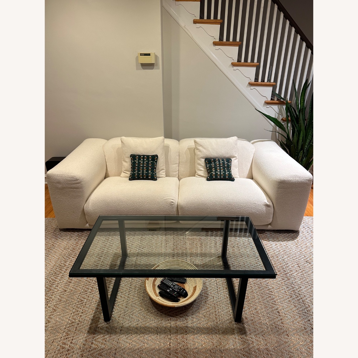 Design Within Reach Kelston Sofa 95" Cream - image-1