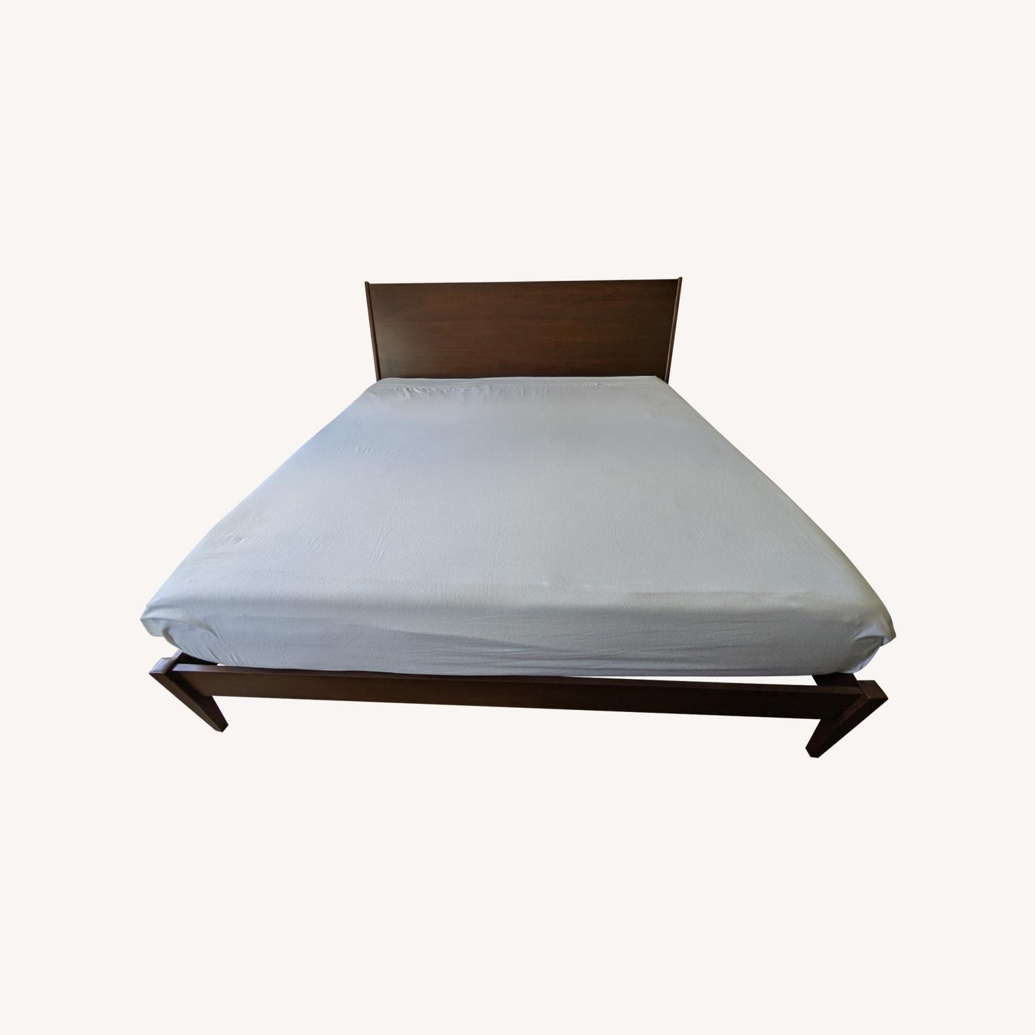 West Elm Wright Walnut King Bed - image-5