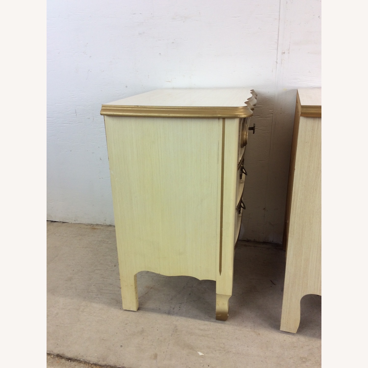 Pair Mid Century French Provincial Nightstands - image-14