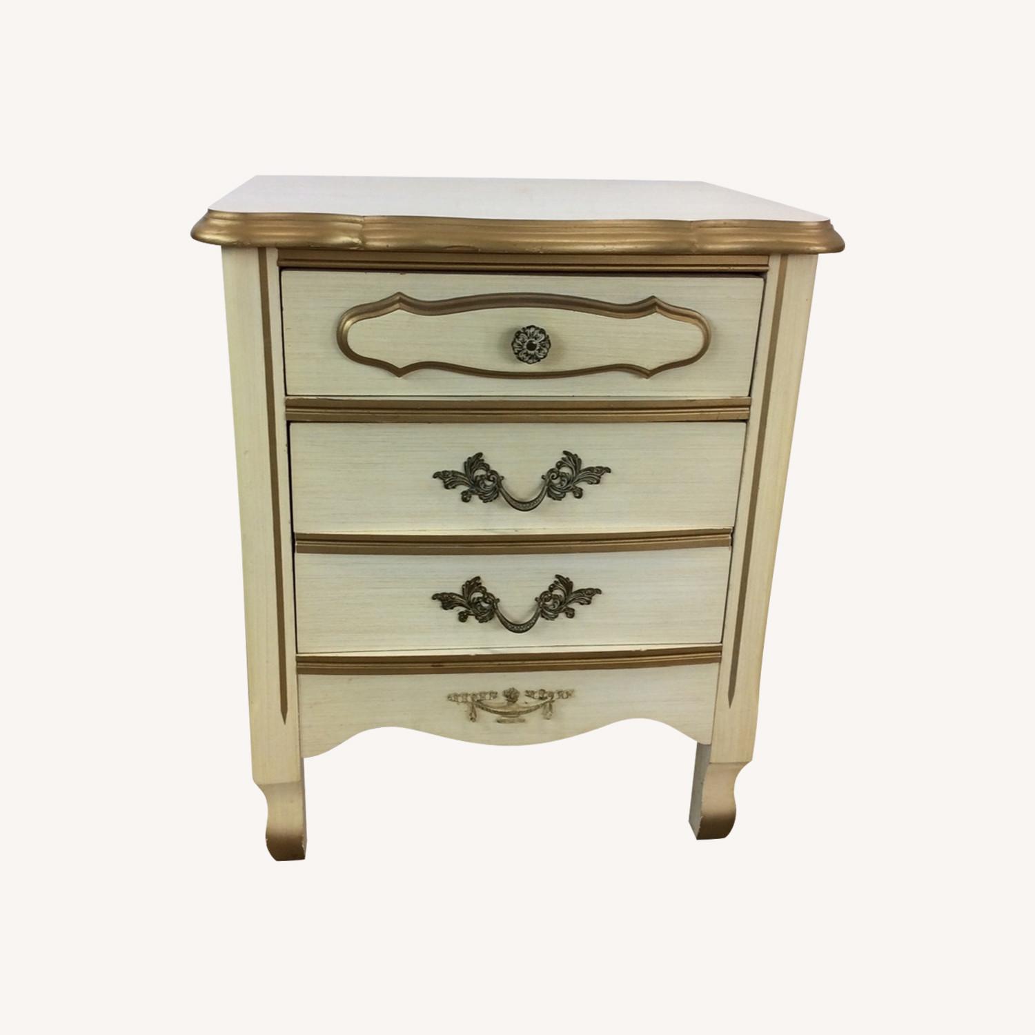 Pair Mid Century French Provincial Nightstands - image-0