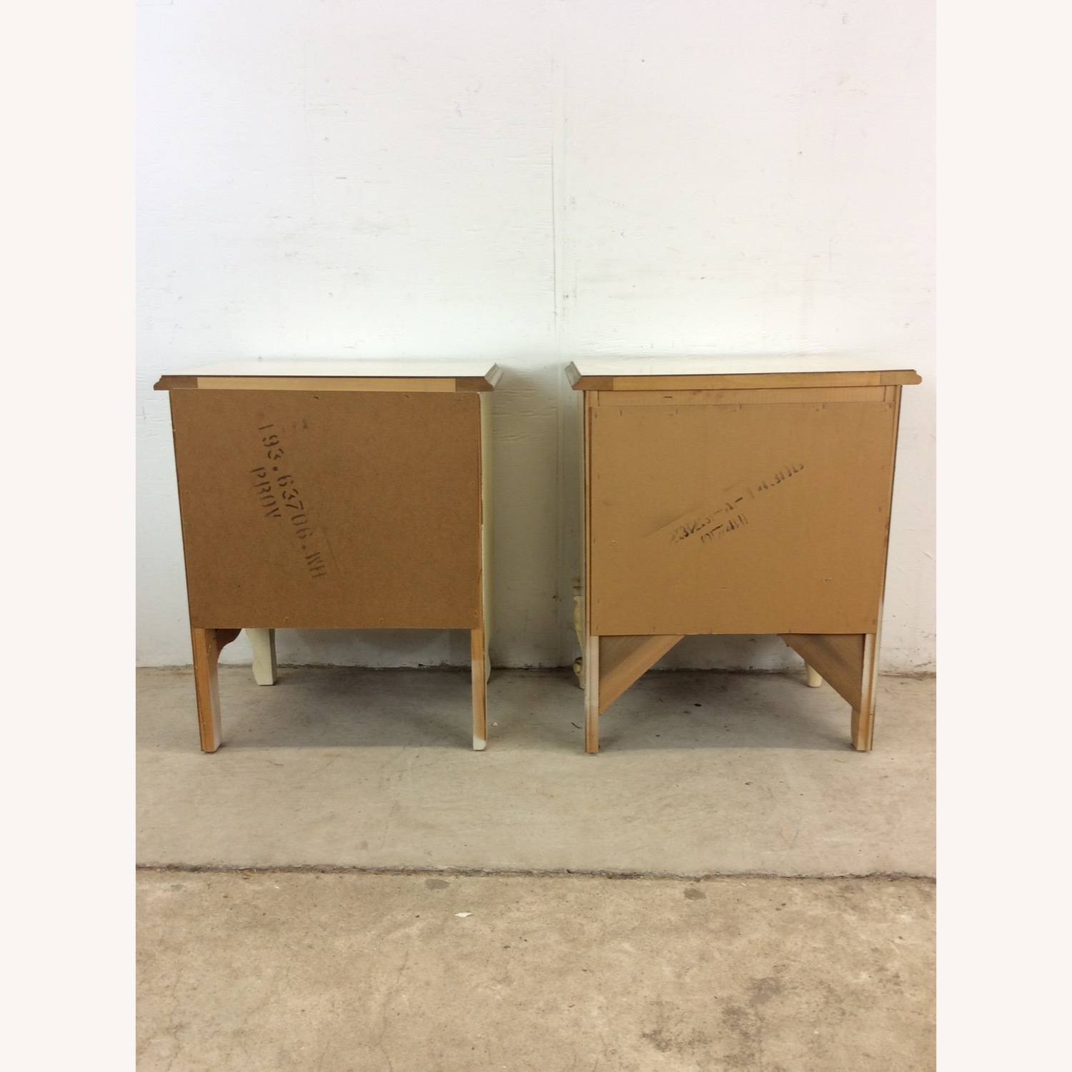 Pair Mid Century French Provincial Nightstands - image-16