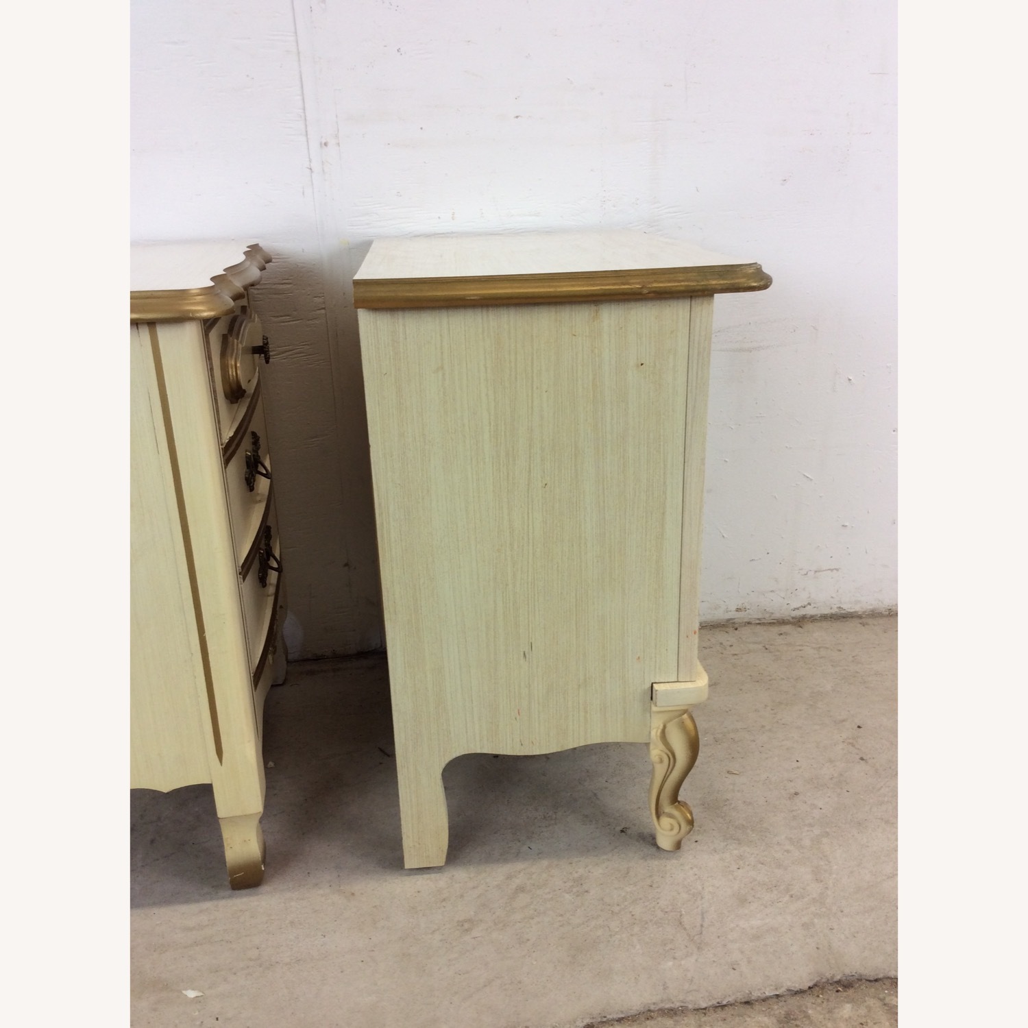 Pair Mid Century French Provincial Nightstands - image-15