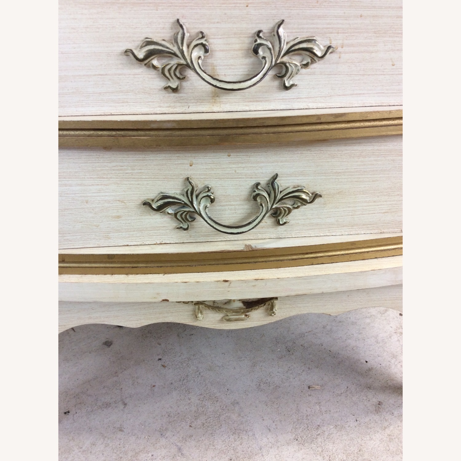 Pair Mid Century French Provincial Nightstands - image-8