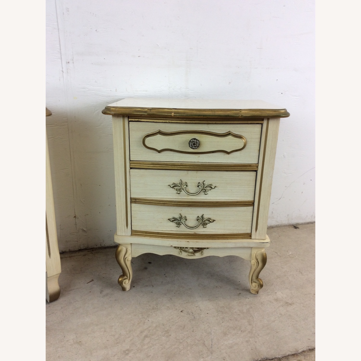 Pair Mid Century French Provincial Nightstands - image-3
