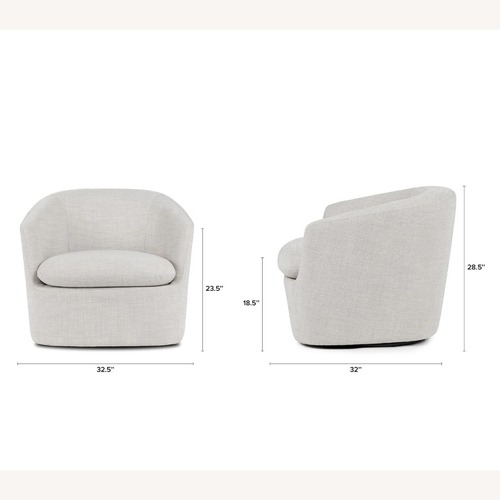 Used Article Turoy  Swivel Lounge Chair  for sale on AptDeco