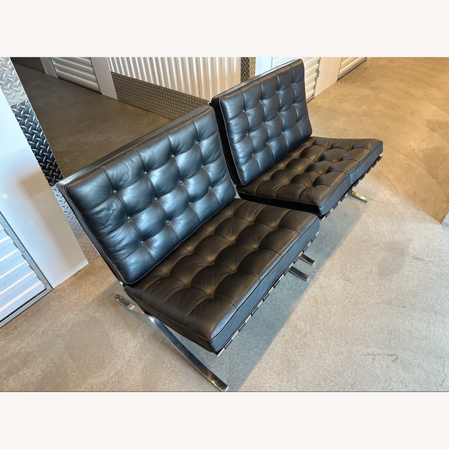 Knoll Barcelona Pair of Chairs - image-1