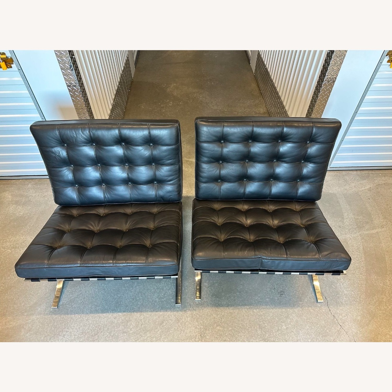 Knoll Barcelona Pair of Chairs - image-3