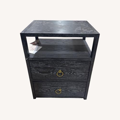 Used Lark 2-Drawer Nightstand Black for sale on AptDeco