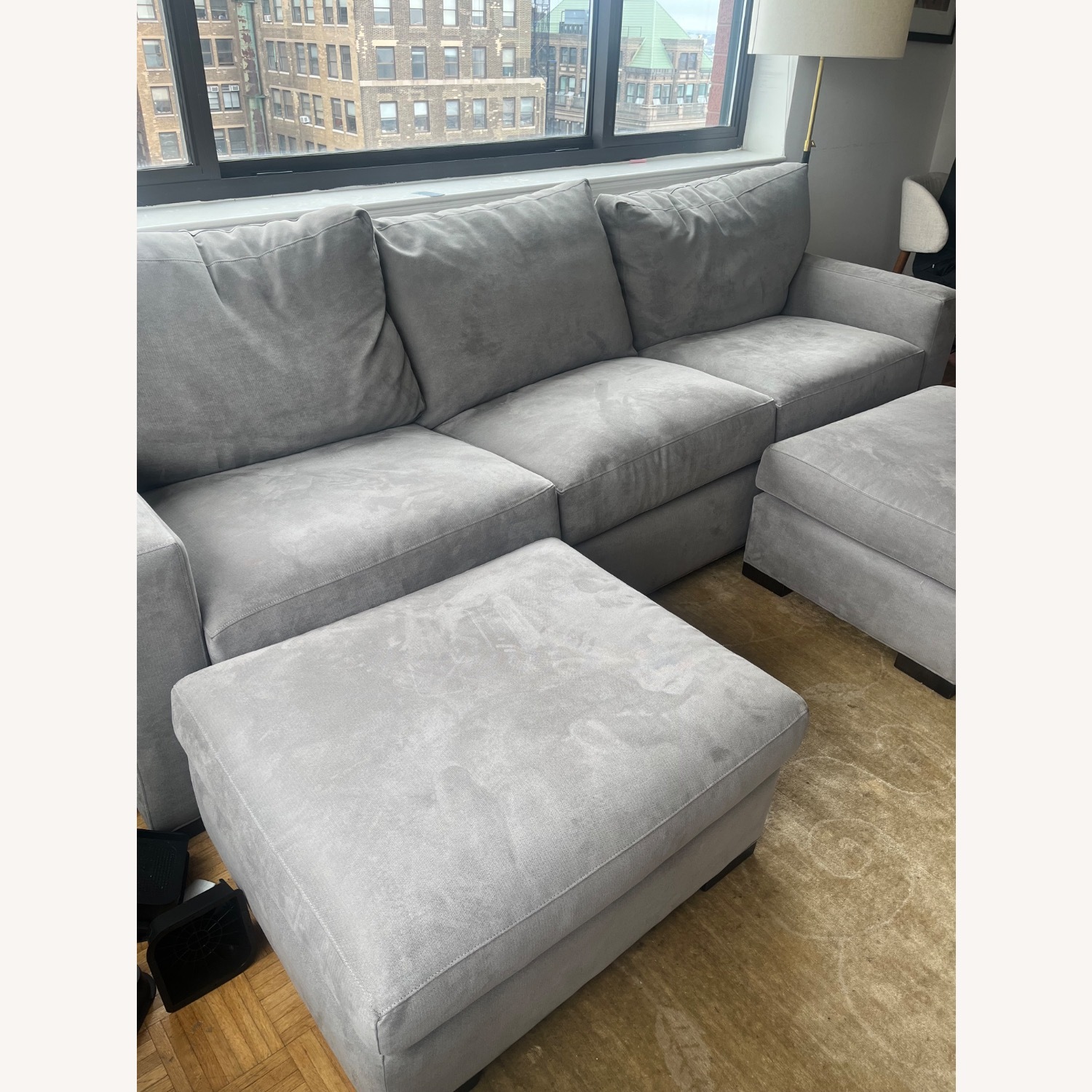 Crate & Barrel Axis Classic 105” 3-Seat Sofa - image-2