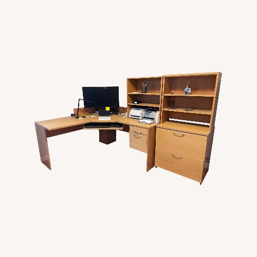 Used Corner Desk; File Cabinet; Hutches for sale on AptDeco