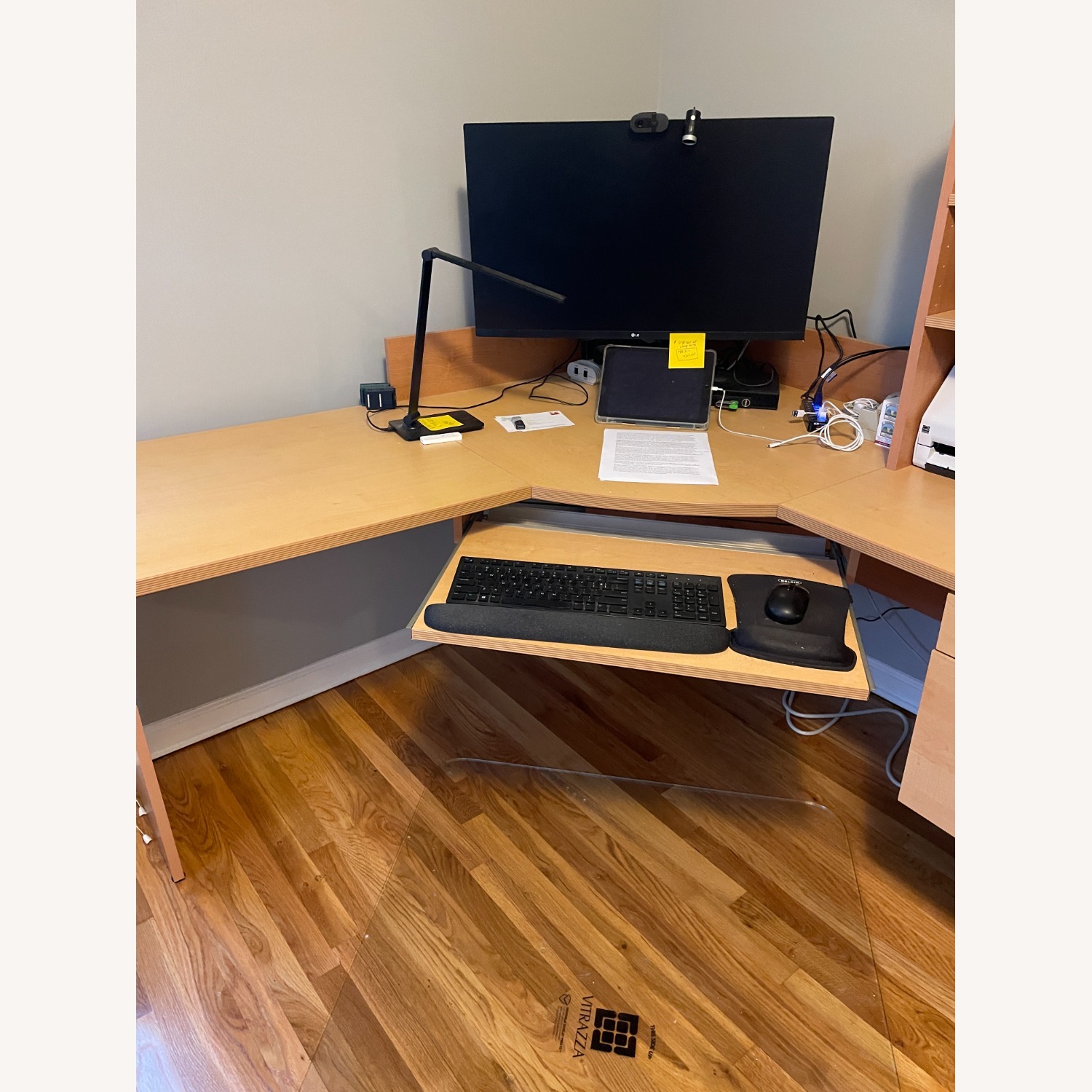 Corner Desk; File Cabinet; Hutches - image-7