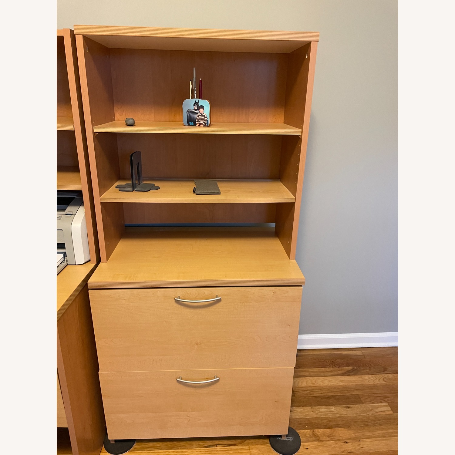 Corner Desk; File Cabinet; Hutches - image-4