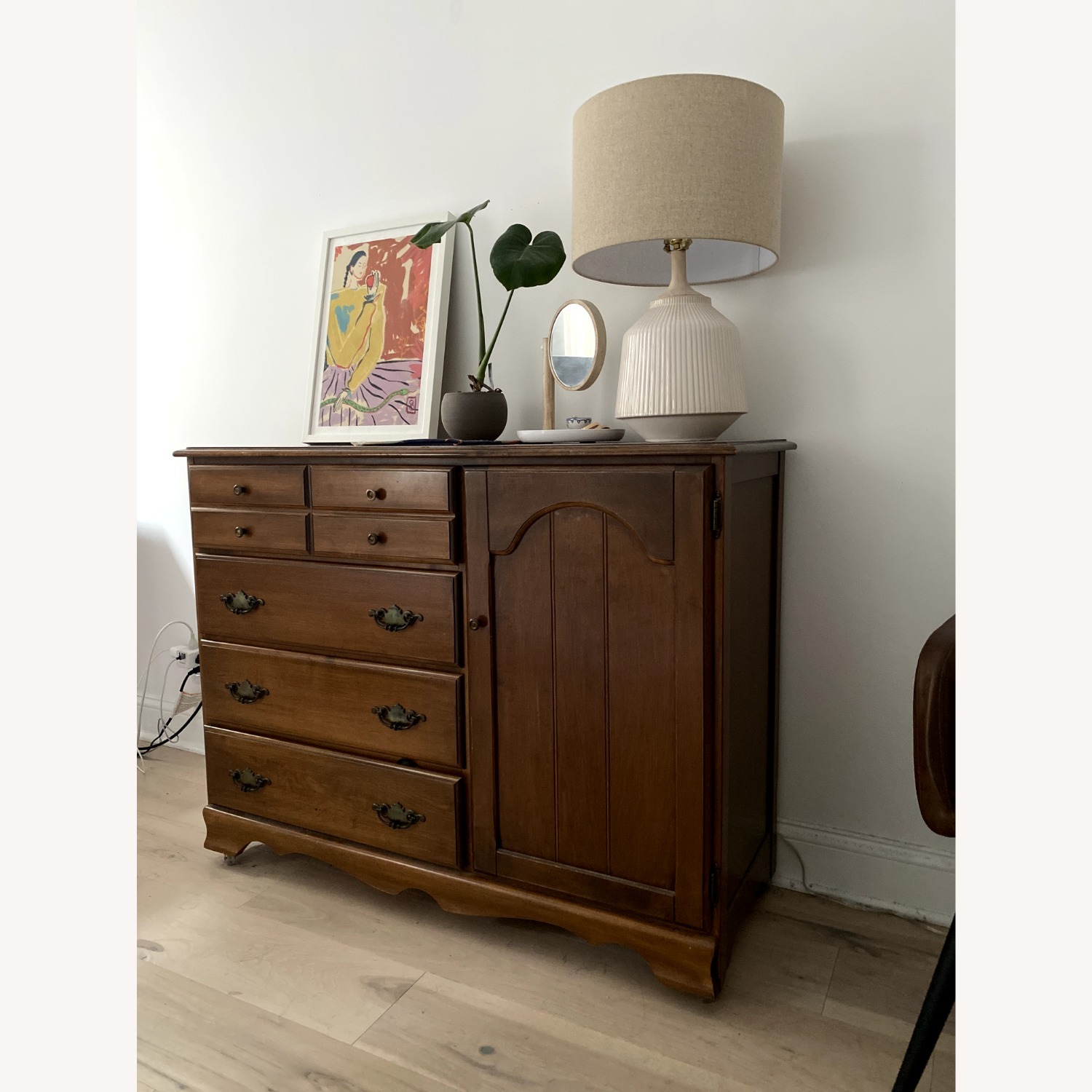Vintage Dresser with Cabinet - image-4