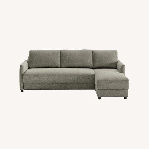 Used Pint Full Size XL Loveseat Chaise Sleeper for sale on AptDeco