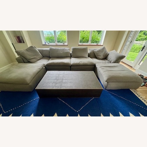 Used Saunderson Shagreen Plinth Coffee Table for sale on AptDeco
