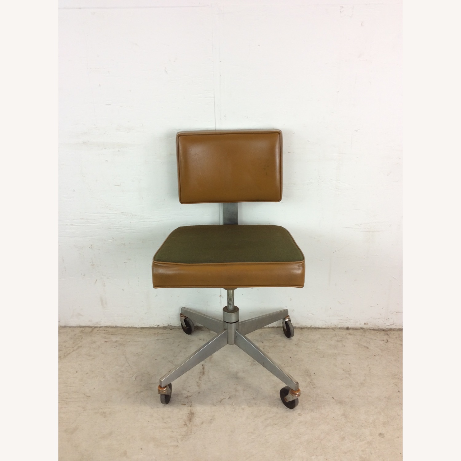 Mid Century Wheeled Office Chair by Steelcase - image-3