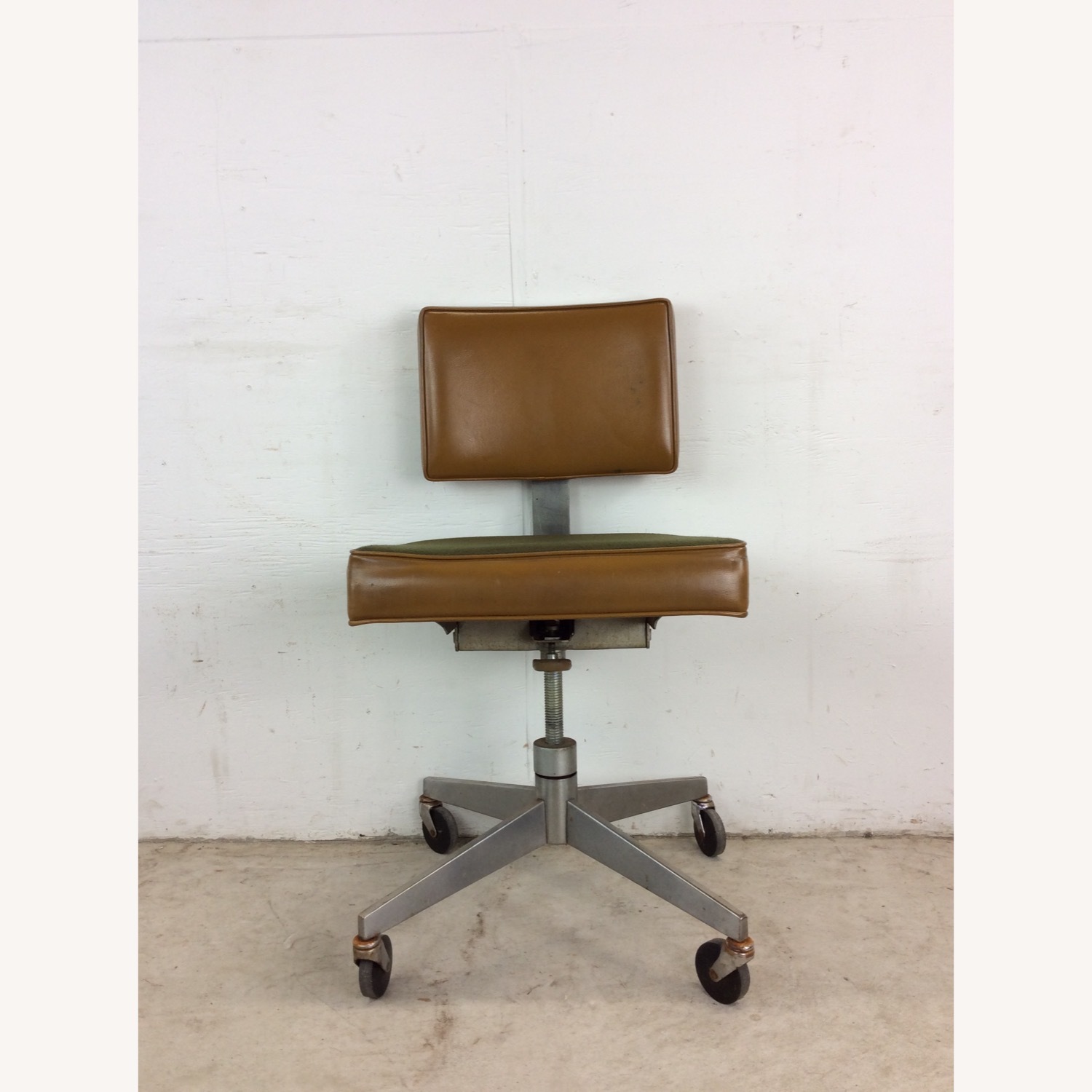 Mid Century Wheeled Office Chair by Steelcase - image-2