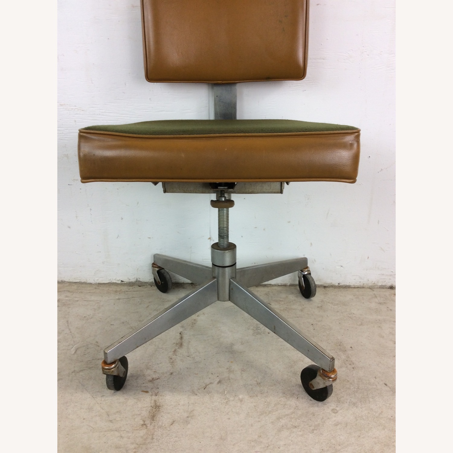 Mid Century Wheeled Office Chair by Steelcase - image-6