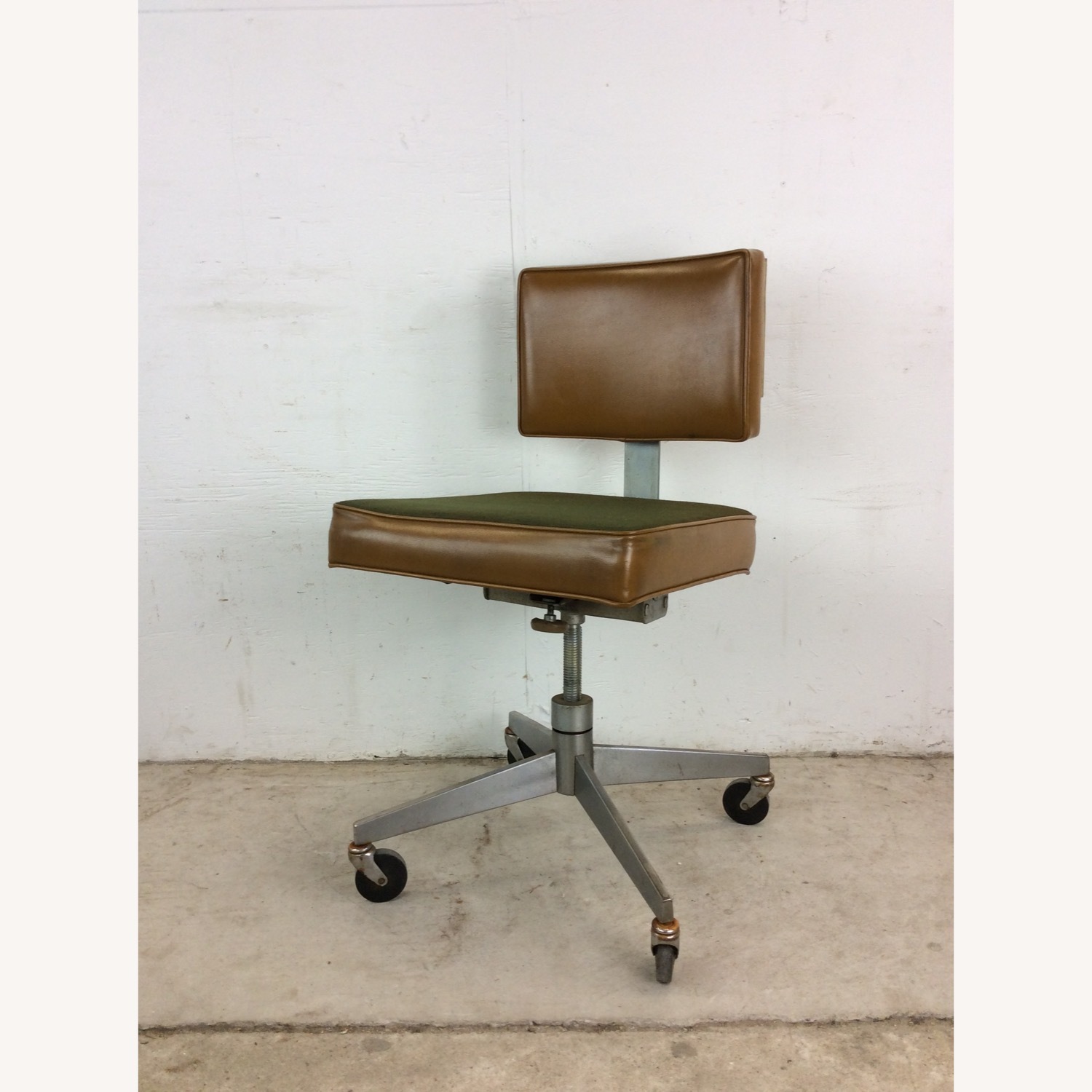 Mid Century Wheeled Office Chair by Steelcase - image-20
